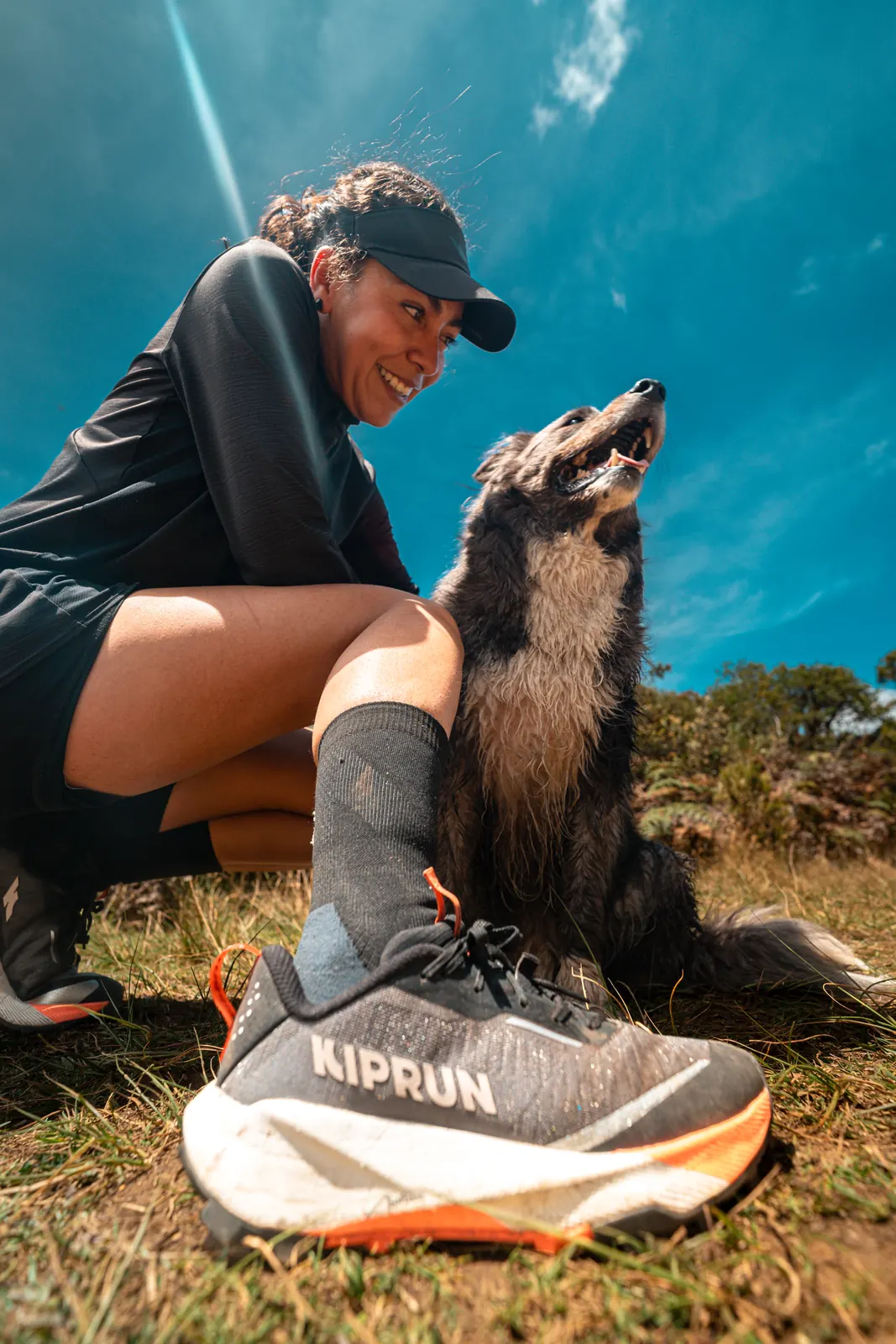 Kiprun — Producto en montaña con perro